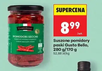 Biedronka Suszone pomidory paski Gusto Bello, 280 g/170 g oferta