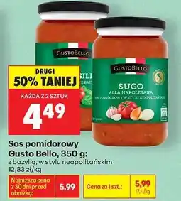 Biedronka Sos pomidorowy Gusto Bello, 350 g oferta