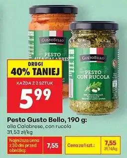 Biedronka Pesto Gusto Bello, 190 g oferta
