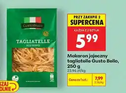 Biedronka Makaron jajeczny tagliatelle Gusto Bello, 250 g oferta