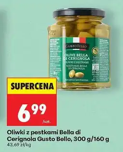 Biedronka Oliwki z pestkami Bella di Cerignola Gusto Bello, 300 g/160 g oferta