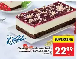 Biedronka Ciasto porzeczkowe z białą czekoladą E.Wedel, 500 g oferta