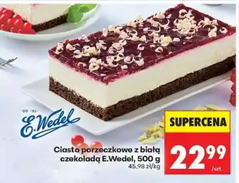Biedronka Ciasto porzeczkowe z białą czekoladą E.Wedel, 500 g oferta