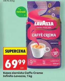 Biedronka Kawa ziarnista Caffe Crema Infinito Lavazza, 1 kg oferta
