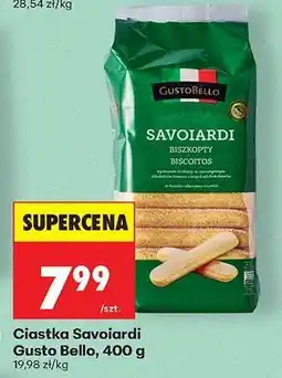 Biedronka Ciastka Savoiardi Gusto Bello 400 g oferta