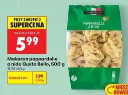 Biedronka Makaron pappardelle a nido Gusto Bello, 500 g oferta