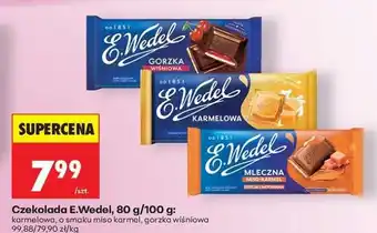 Biedronka Czekolada E.Wedel, 80 g - 100 g oferta
