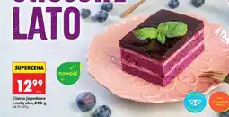 Biedronka Ciasto jagodowe z nutą ube, 200 g oferta