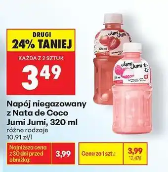 Biedronka Napój niegazowany z Nata de Coco Jumi Jumi, 320 ml oferta
