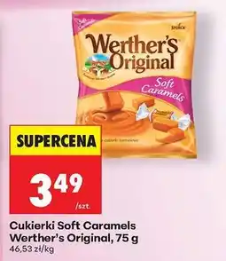 Biedronka Cukierki Soft Caramels Werther’s Original, 75 g oferta