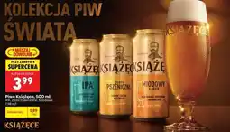 Biedronka Piwo Książęce, 500 ml: IPA, Złote Pszeniczne, Miodowe oferta