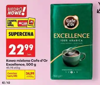 Biedronka Kawa mielona Cafe d'Or Excellence, 500 g oferta