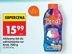 Biedronka Aktywny żel do udrożniania rur Kret, 700 g oferta