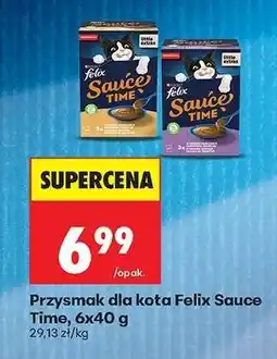 Biedronka Przysmak dla kota Felix Sauce Time, 6x40 g oferta