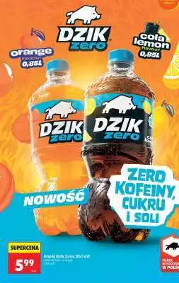 Biedronka Napój Dzik Zero, 850 ml oferta