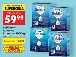 Biedronka Bebilon* Advance Pronutra, 1000 g: 2, 3, 4, 5 oferta