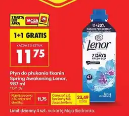 Biedronka Płyn do płukania tkanin Spring Awakening Lenor, 987 ml oferta