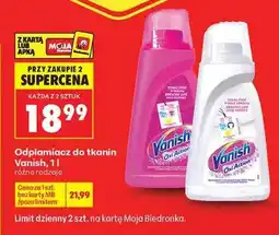 Biedronka Odplamiacz do tkanin Vanish, 1 l oferta