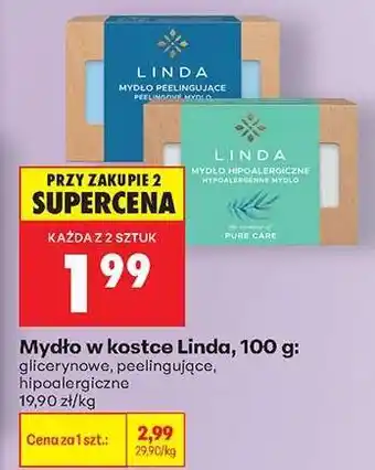 Biedronka Mydło w kostce Linda, 100 g oferta
