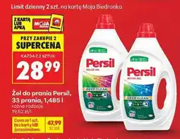 Biedronka Żel do prania Persil, 33 prania, 1,485 l oferta