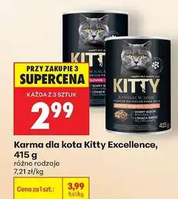Biedronka Karma dla kota Kitty Excellence, 415 g oferta