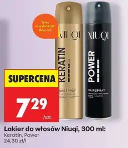 Biedronka Lakier do włosów Niuqi, 300 ml oferta