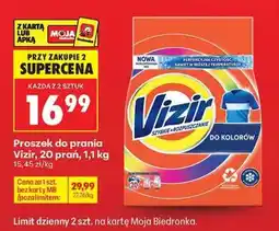 Biedronka Proszek do prania Vizir 20 prań 1,1 kg oferta