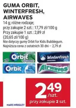 Stokrotka Market Guma Orbit, Winterfresh, Airwaves oferta