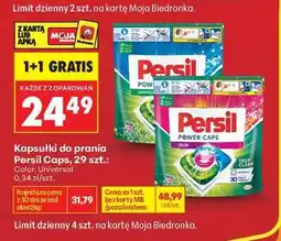 Biedronka Kapsułki do prania Persil Caps, 29 szt oferta