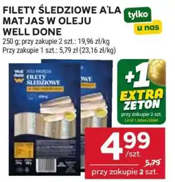Stokrotka Market Filety śledziowe a’la Matjas w oleju Well Done oferta