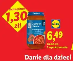 Lidl Gerber Junior Zupka Pomidorowa z Ryżem oferta