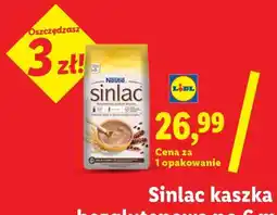 Lidl Sinlac kaszka bezglutenowa oferta