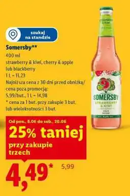 Lidl Somersby oferta