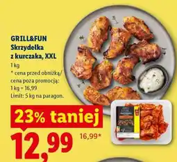 Lidl GRILL&FUN Skrzydełka z kurczaka, XXL oferta