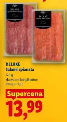 Lidl DELUXE Salami spianata oferta