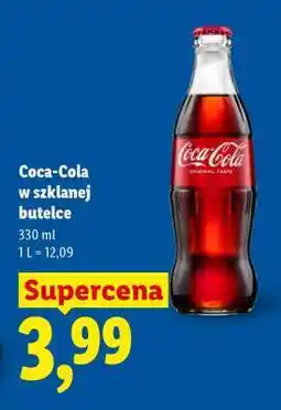 Lidl Coca-Cola w szklanej butelce oferta