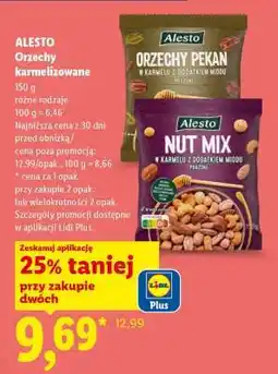 Lidl ALESTO Orzechy karmelizowane oferta
