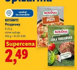 Lidl KOTÁNYI Przyprawy oferta