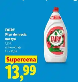 Lidl Fairy płyn do mycia naczyń oferta