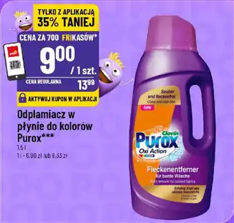 Polomarket Odplamiacz w płynie do kolorów Purox oferta