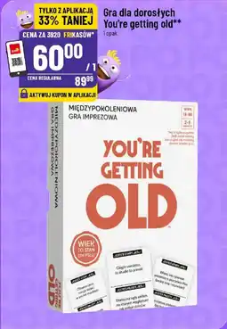 Polomarket Gra dla dorosłych You're getting old oferta