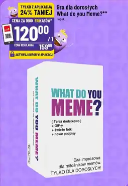 Polomarket Gra dla dorosłych What do you Meme? oferta