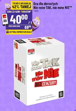 Polomarket Gra dla dorosłych Nie mów TAK, nie mów NIE oferta