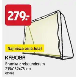 Jula KAYOBA Bramka z rebounderem 213x152x75 cm oferta
