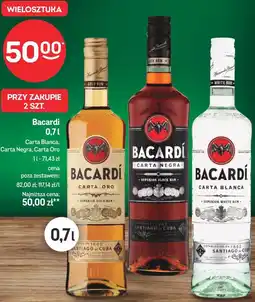 Żabka Bacardi Carta Blanca, Carta Negra, Carta Oro oferta