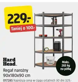 Jula Hard Head Regał narożny 90x180x90 cm oferta