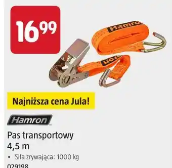 Jula Hamron Pas transportowy 4,5 m oferta