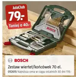 Jula BOSCH Zestaw wierteł/końcówek 70 el oferta
