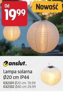 Jula Anslut Lampa solarna Ø20 cm IP44 oferta
