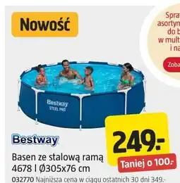 Jula Bestway Basen ze stalową ramą 4678 | Ø305x76 cm oferta